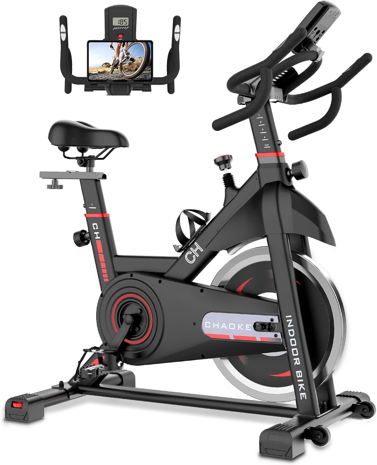 SYTIRY Folding Treadmill with 10" Touchscreen and WiFi