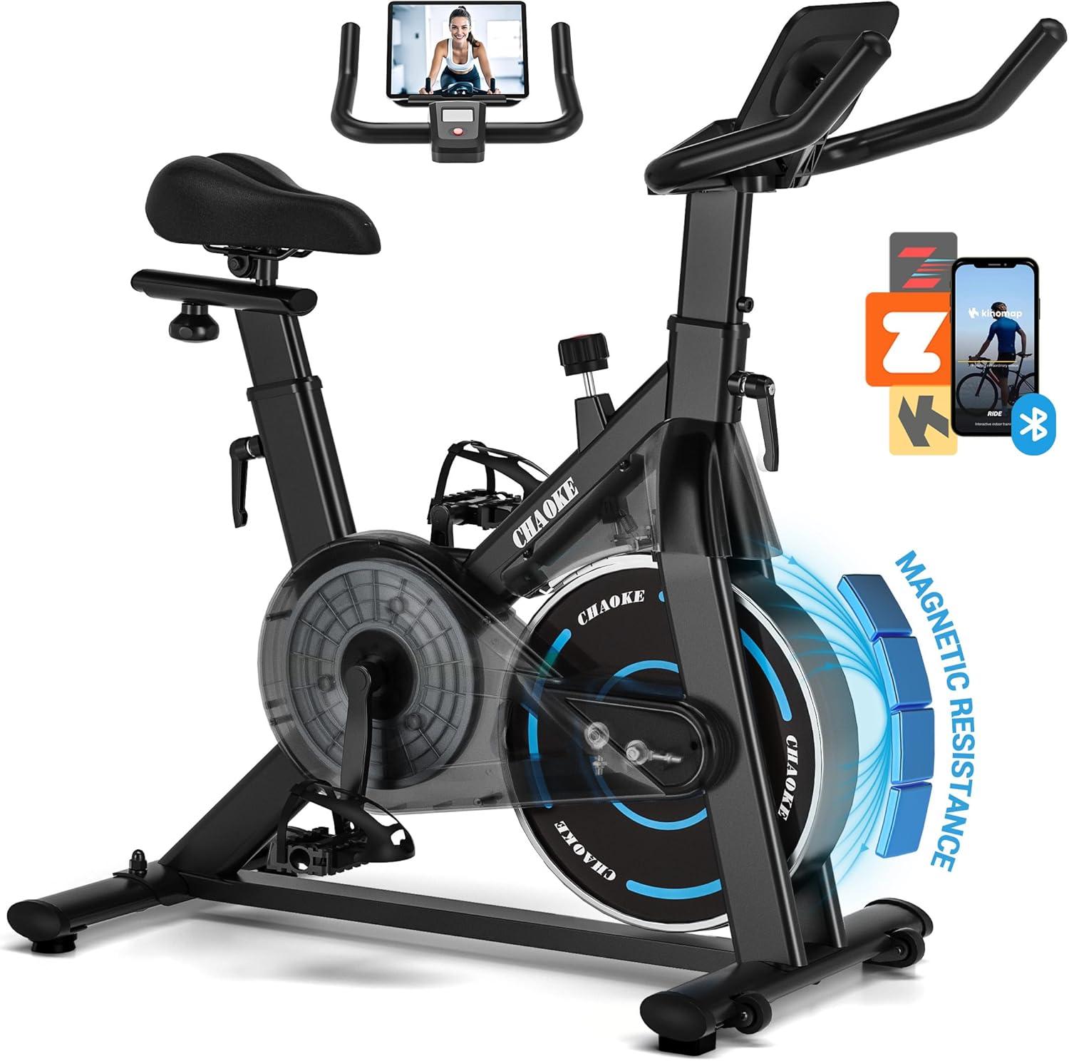 CHAOKE Exercise Bike, 300 LBs