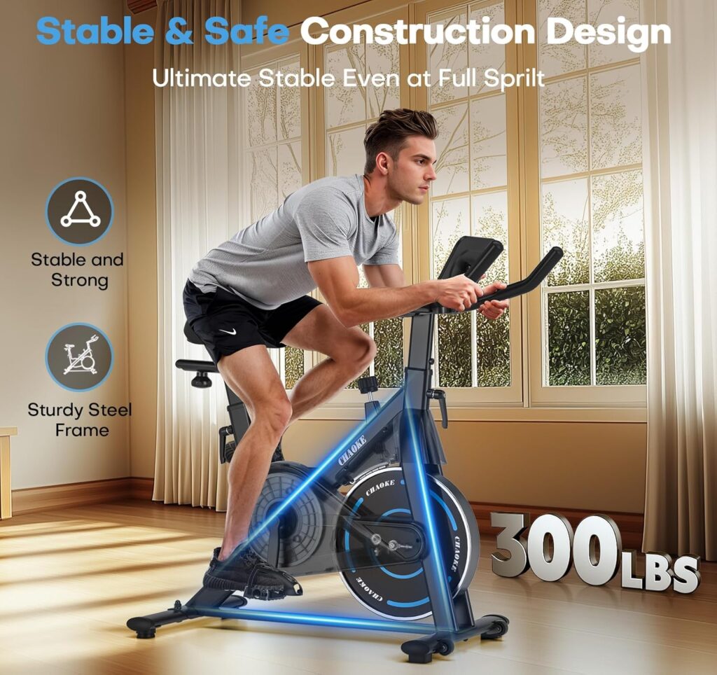 Quiet CHAOKE Exercise Bike 300LB
