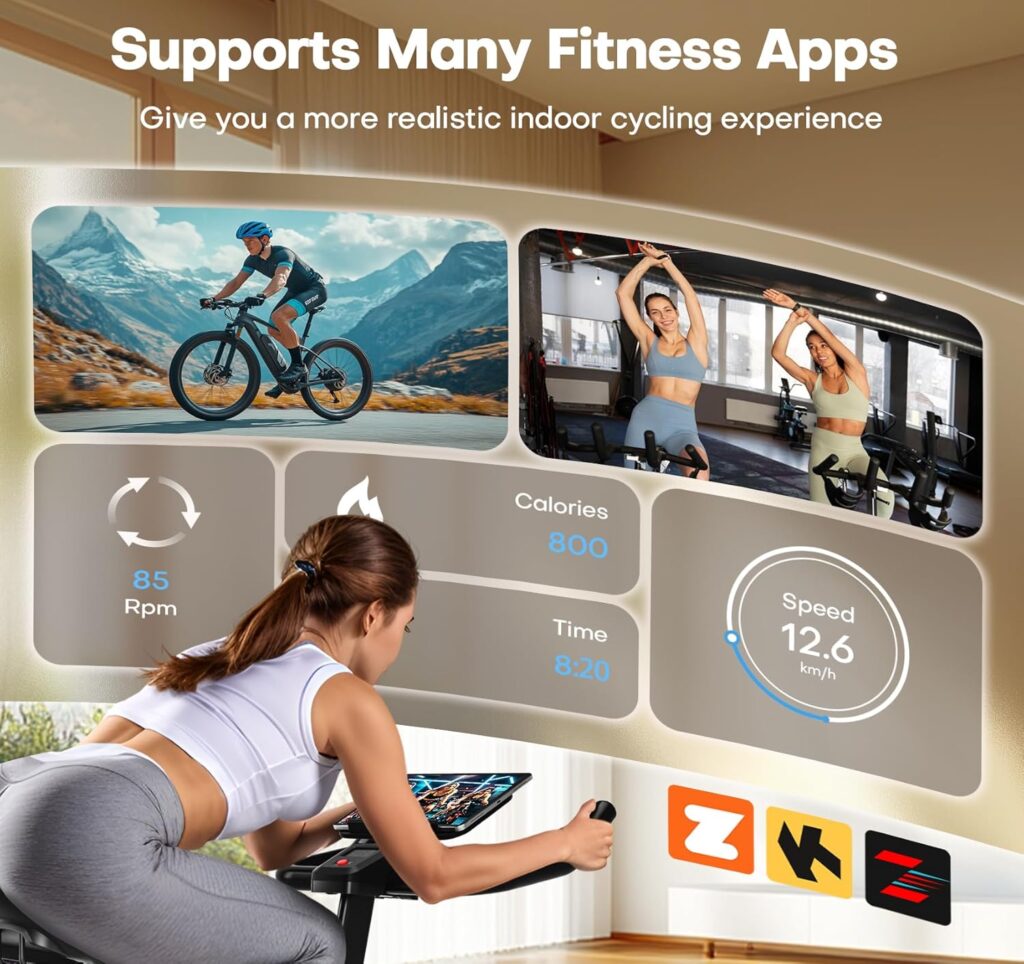CHAOKE Exercise Bike App Compatible